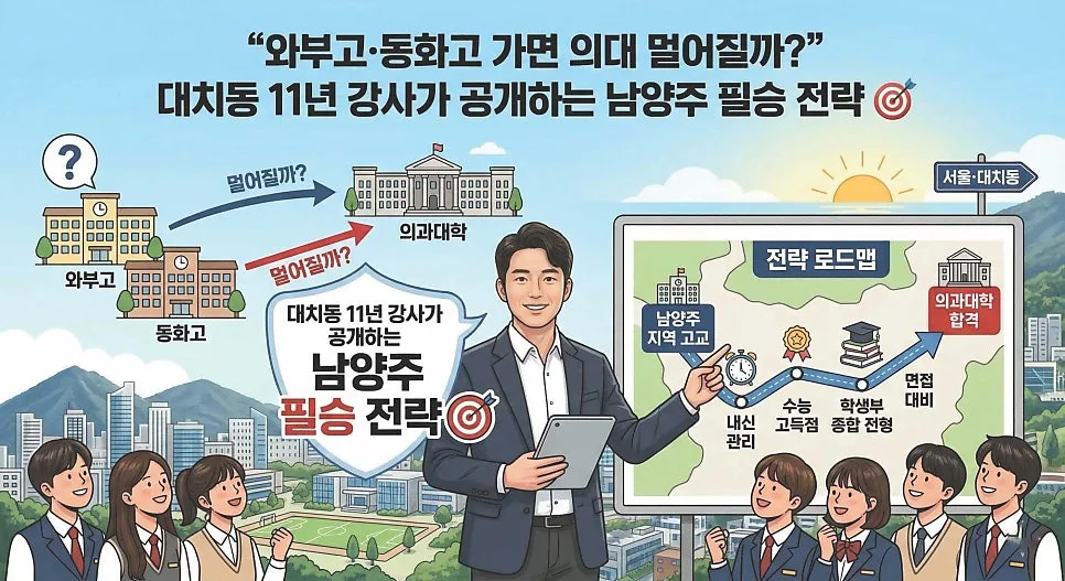 와부고·동화고 의대 진학 전략 2026: 남양주 입시 필승법 — 교육·학문 — eunjung145