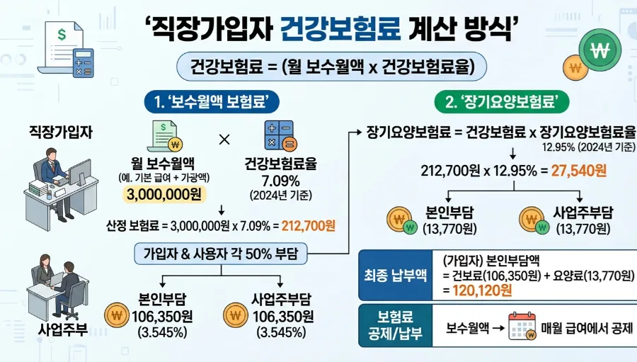 2026년 건강보험료, 직장 vs 지역가입자 계산법 총정리 2