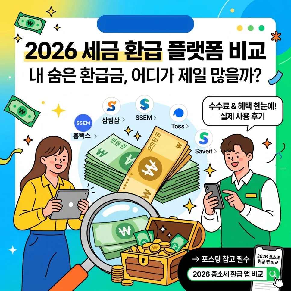 2026년 종합소득세 환급, 수수료 싼 곳 찾는 법 3가지 — 비즈니스·경제 — greenbooks278 1