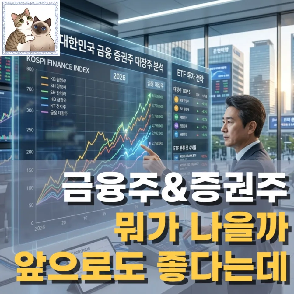 2026 금융주 & 증권주 ETF 전망: 투자 전략 총정리