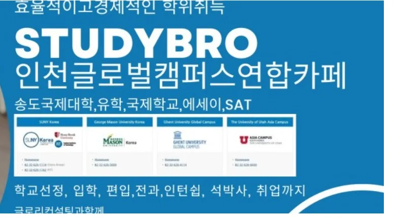 송도 글로벌캠퍼스 입시 전략: 2025년 합격 로드맵 — 교육·학문 — kimexp