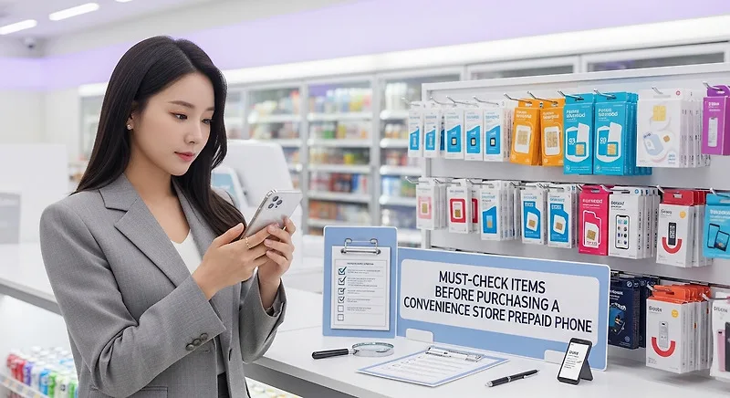 편의점 선불폰 개통 전 필수 체크리스트 5가지 — IT·테크 — dajjisprepaid