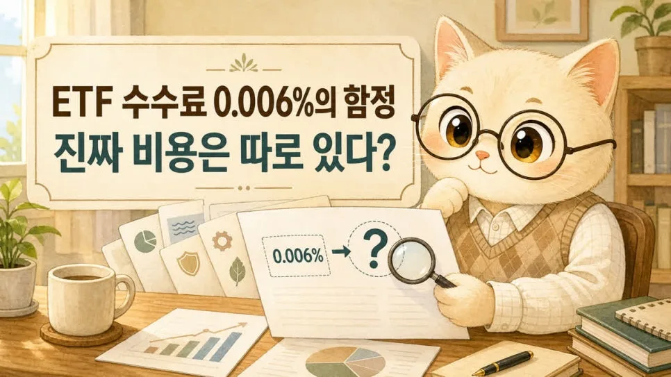 ETF 총보수 0.006%의 진실 2026: 숨겨진 비용 파헤치기