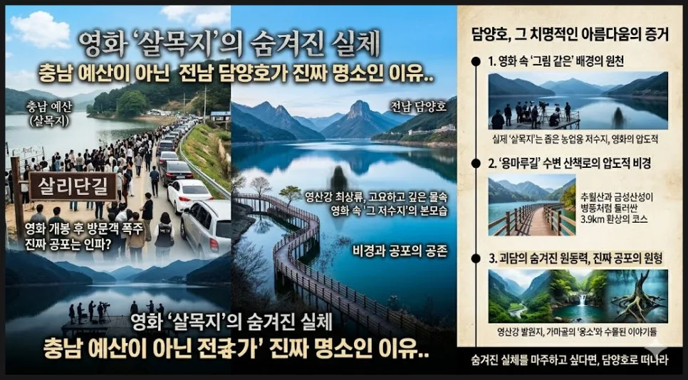 영화 '살목지' 촬영지 비밀: 담양호의 충격적 진실 2026 — K-영화 — pg005
