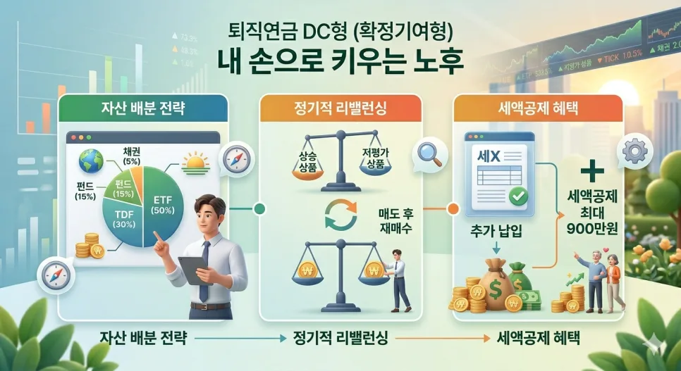 퇴직연금 DC형 2026년 총정리: DB형과 차이점, 수익률 높이는 법 2