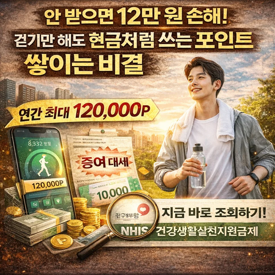 건강생활실천지원금 2026: 12만 원 받는 법 총정리 — 건강·의학 — designalbranding