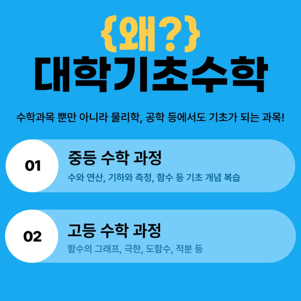 대학 기초수학 인강 2026: 여름방학 마스터 로드맵 3