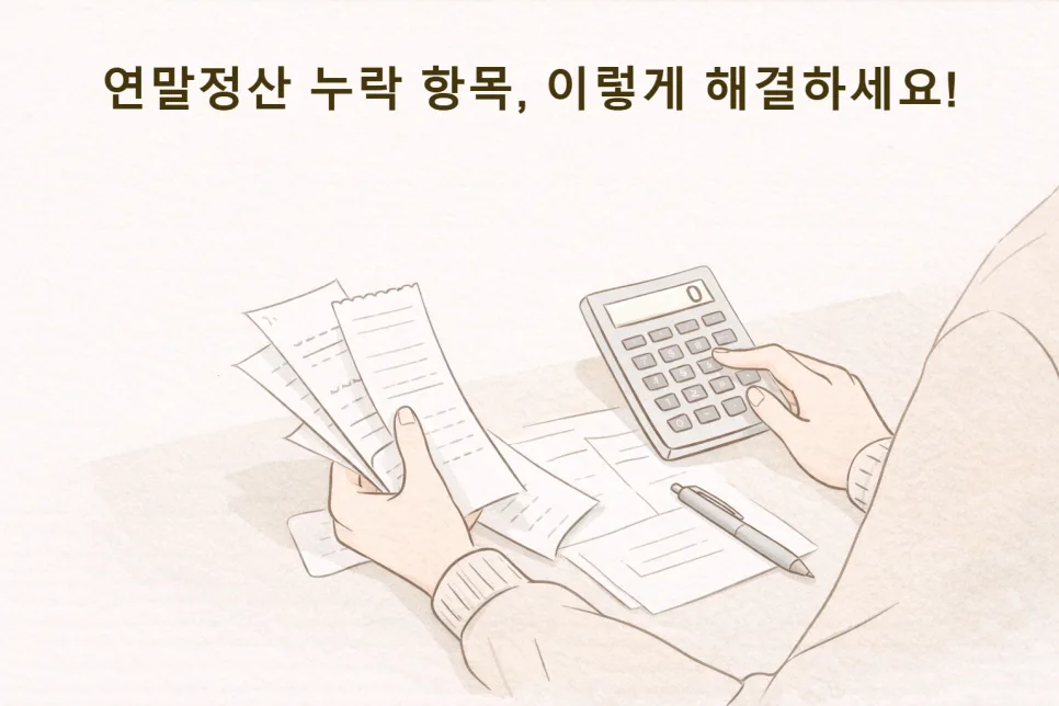 연말정산 누락 항목 2026: 홈택스 미반영 시 해결법 총정리 — 비즈니스·경제 — gyncoffee