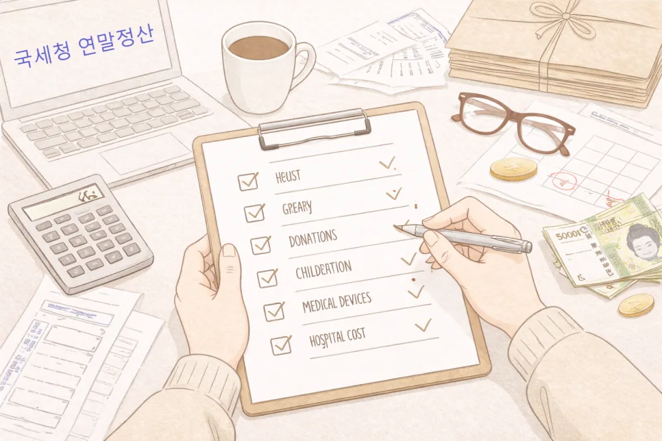 연말정산 누락 항목 2026: 홈택스 미반영 시 해결법 총정리 3