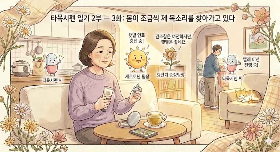 타목시펜 부작용 2026: 갱년기 증상과 구분, 관리법 총정리 — 건강·의학 — ziczzic