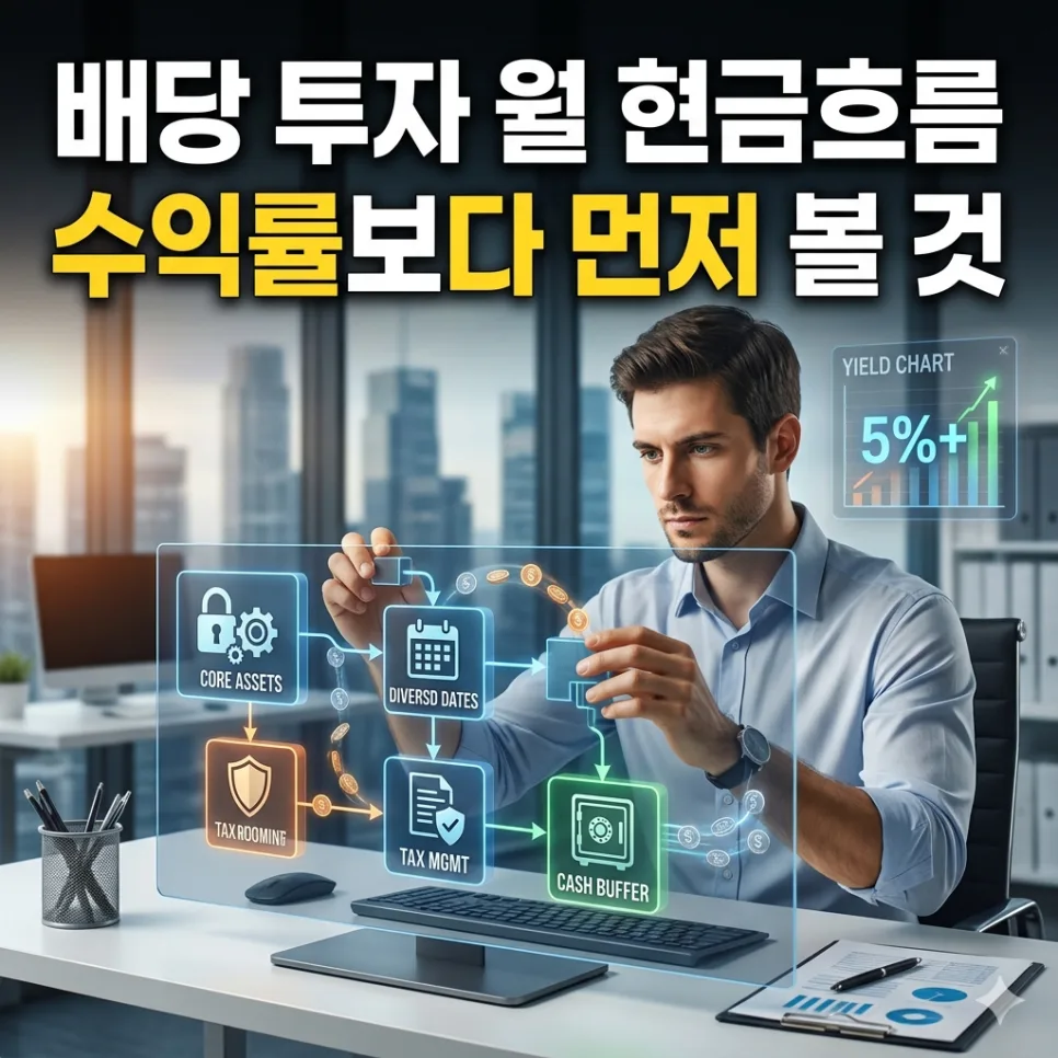 2026년 배당 포트폴리오 설계: 월 현금 흐름 만드는 법 2