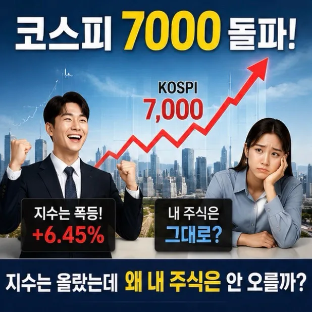 코스피 7000 시대, 내 주식은 왜 제자리? 2026년 투자 전략