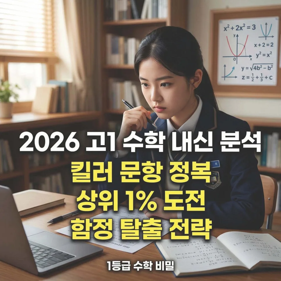 고1 이차방정식 2026년 내신 1등급 받는 법: 킬러 문항 분석 — 교육·학문 — eunjung145