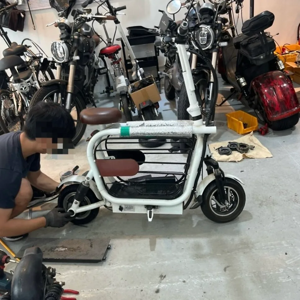 수원 전기스쿠터 타이어 펑크 AS: 이디뚜뚜 수리 후기 2026 — 자동차 — mosol_repairshop