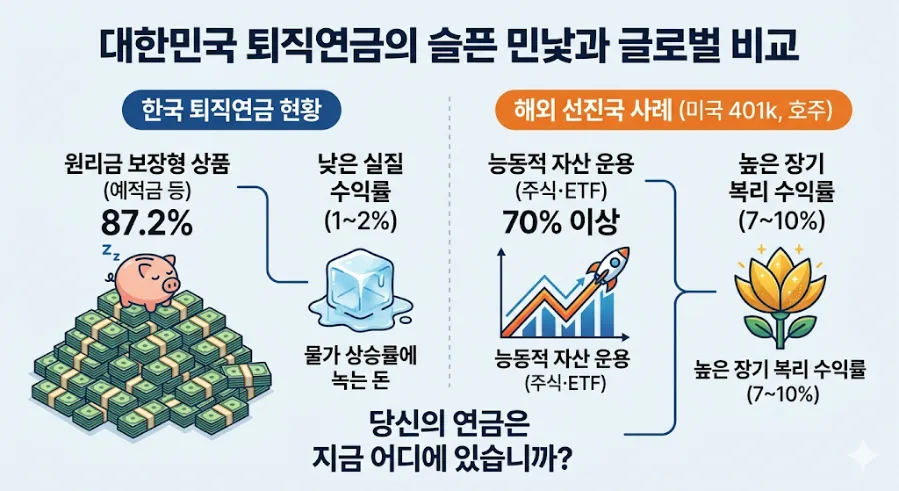 퇴직연금 수익률 2026년, 방치하면 노후 5배 차이 나는 이유