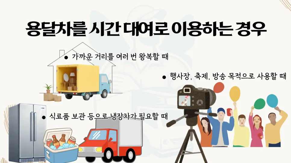2026년 용달 렌트 비용 완벽 분석: 시간제 vs 거리제 비교 2