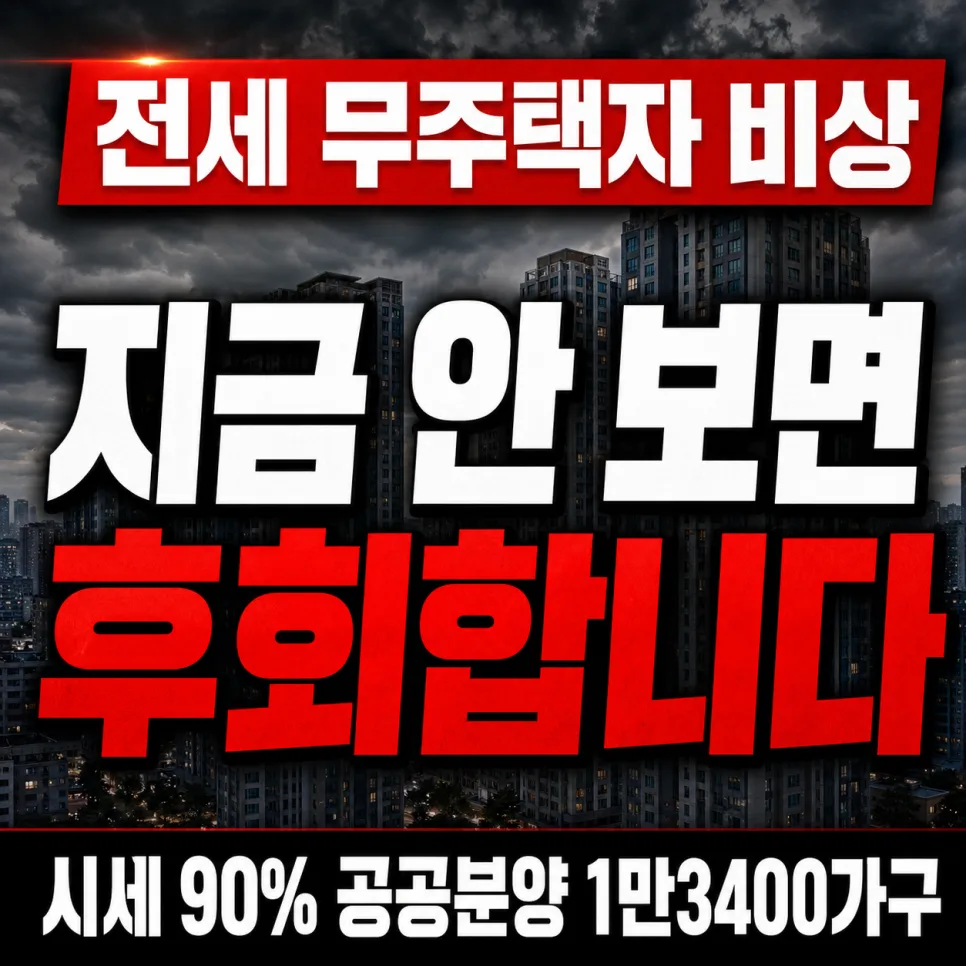 2026년 공공주택 청약, 전세 무주택자라면 놓치면 후회할 이유