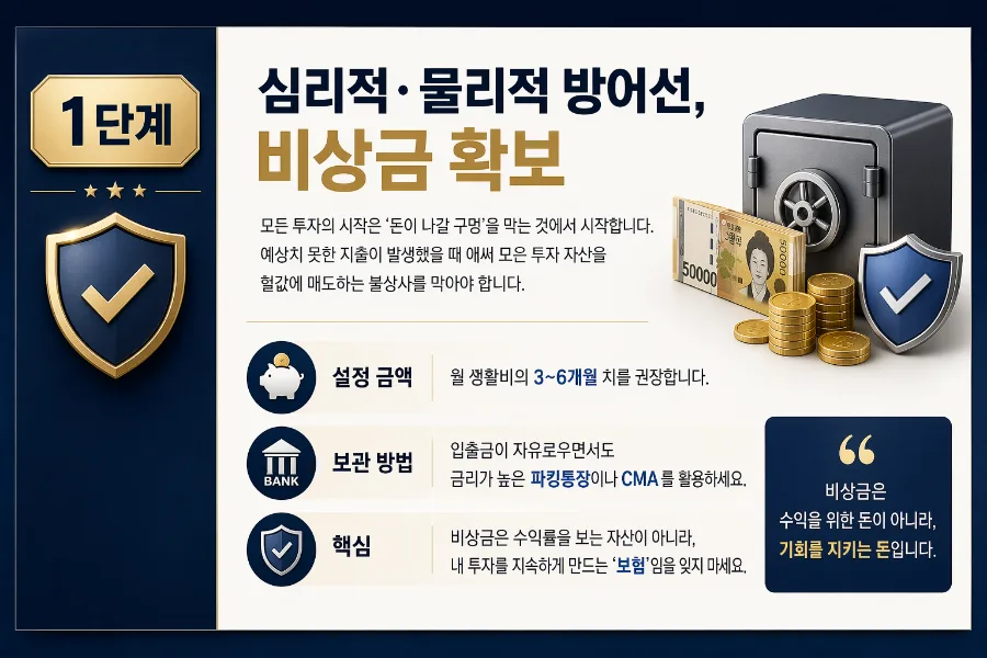 2026년 재테크 순서 5단계: 종잣돈 1억 만들기 로드맵 3