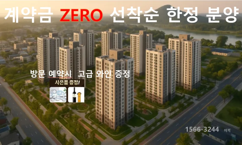 여주역 대광로제비앙 더센텀: 계약금 500만원 혜택과 미래가치 2026년 전망