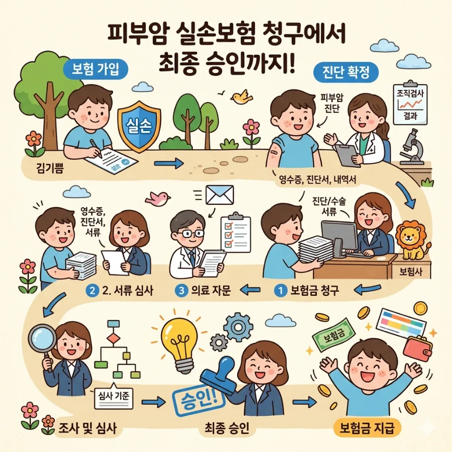 피부암 실손보험 청구, 승인까지 가는 과정 2026년 완벽 가이드