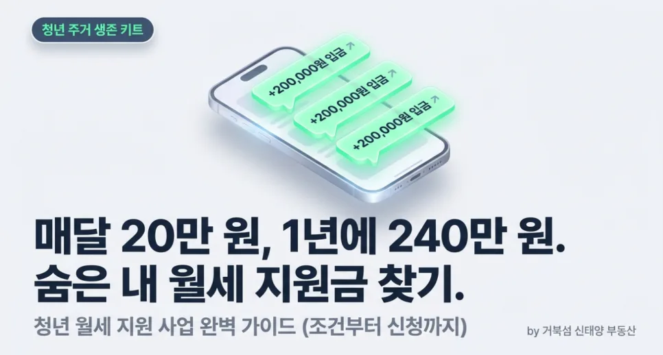 청년 월세 지원 2026: 월 20만원 받는 조건과 신청 방법 총정리 — 비즈니스·경제 — shintaeyang02
