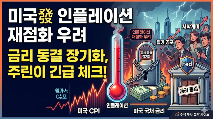 미국 인플레이션 재점화와 금리 동결 장기화, 주식 투자 전략 2026 — 비즈니스·경제 — sosohappy1111