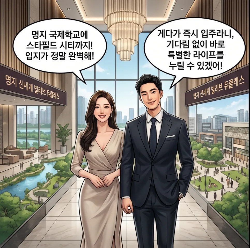 명지 빌리브 듀클래스 1억대 특별분양 2026: 즉시 입주 조건 총정리 2