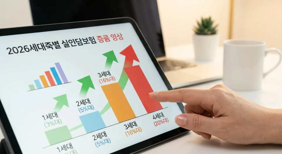 2026년 실손보험료, 왜 이렇게 오를까? 세대별 인상률 총정리 2