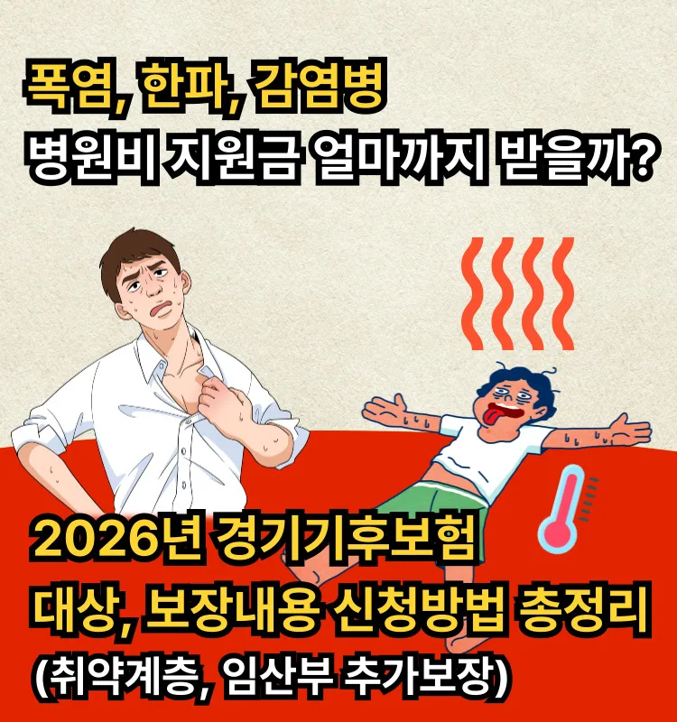 2026년 경기 기후보험, 보장내용·가입·청구 완벽 정리