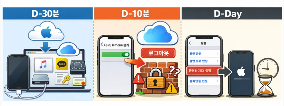 아이폰 초기화 완벽 가이드 2026: 데이터 안전하게 지우는 법 3