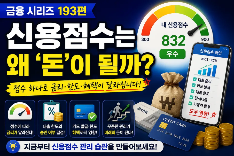 신용점수, 왜 돈인가? 2026년 관리법 총정리 — 비즈니스·경제 — msmsmms