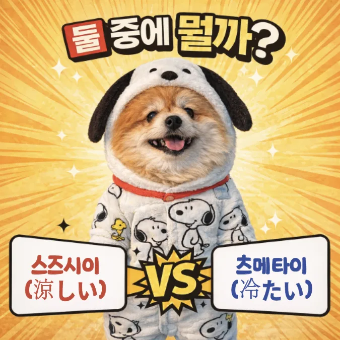 스즈시이 vs 츠메타이: 일본어 '시원함' 구분법 2026 — 어학·외국어 — designalbranding
