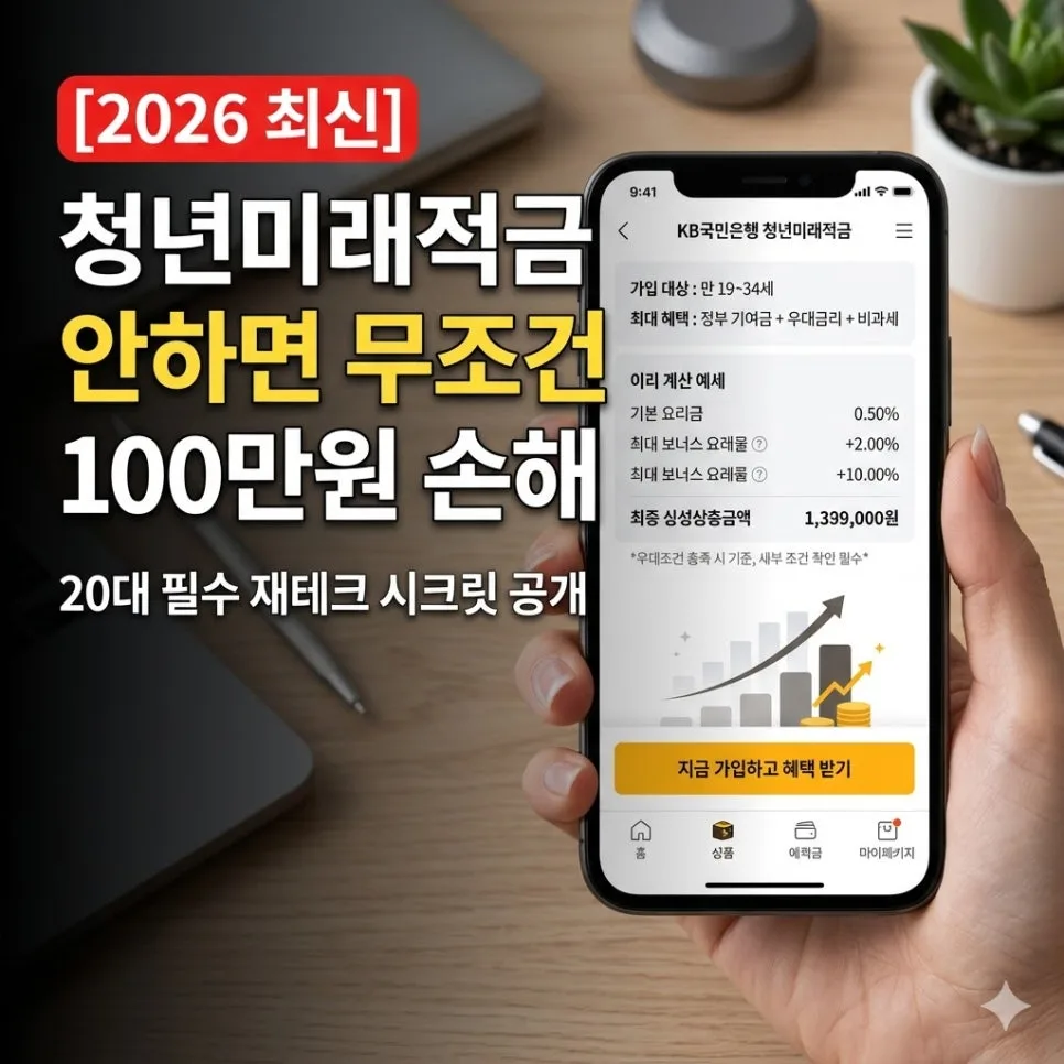 청년미래적금 2026: 우대금리 최대 받는 비법 총정리 — 비즈니스·경제 — chlwndus0259