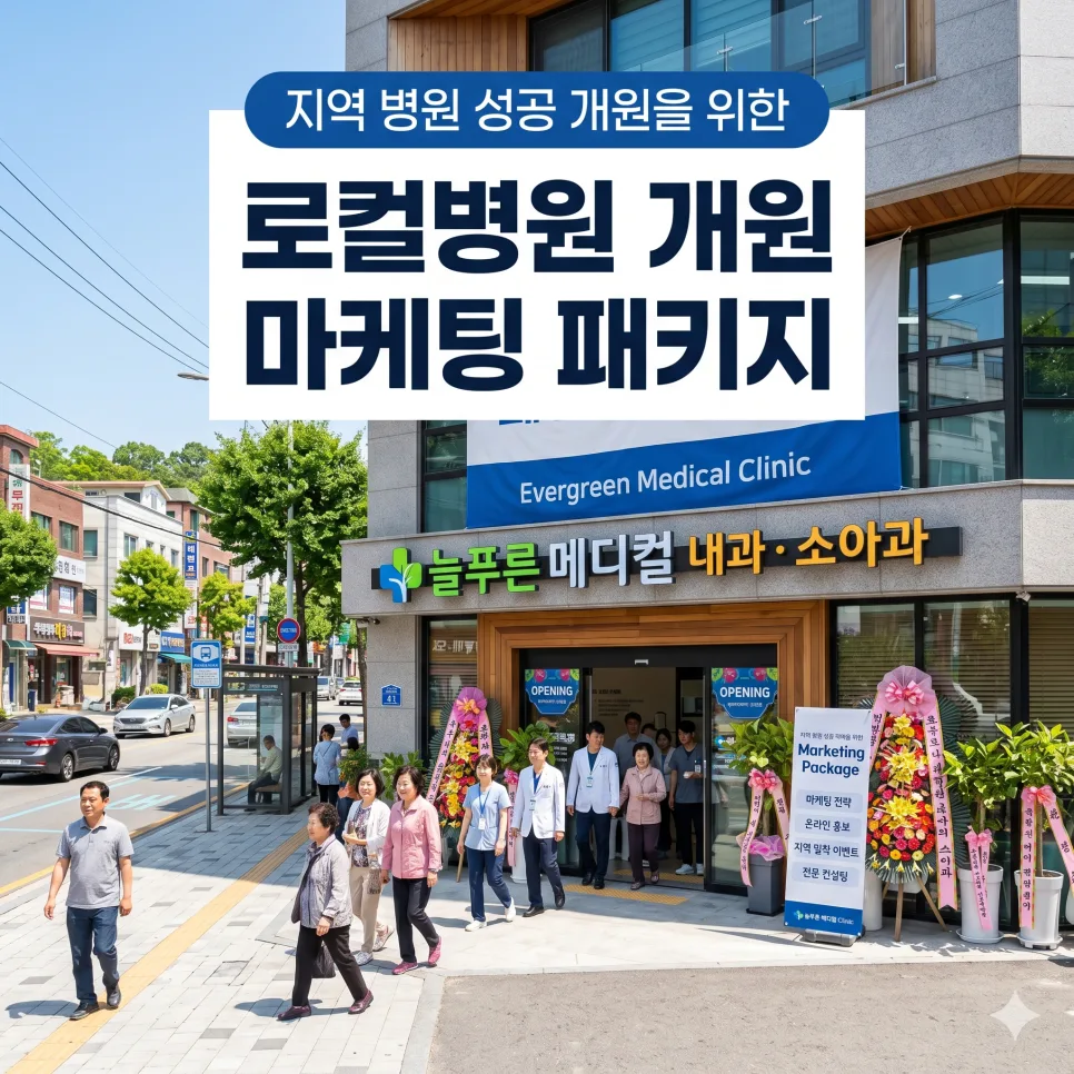 로컬 병원 개원 마케팅 패키지: 성공 전략 2026년 총정리