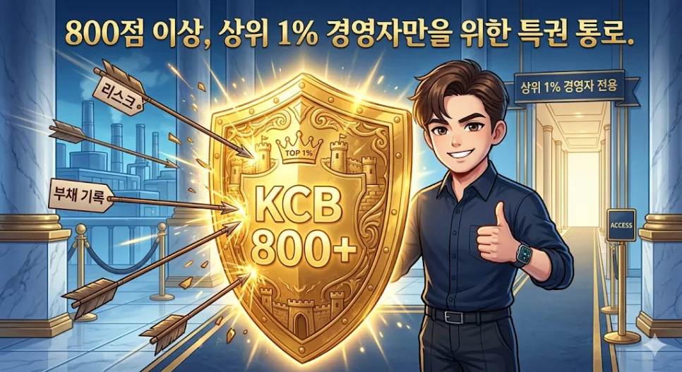 2026년 OK캐피탈대출 한도 부족 해결책: KCB 800점 이상 사업자 맞춤 솔루션 2