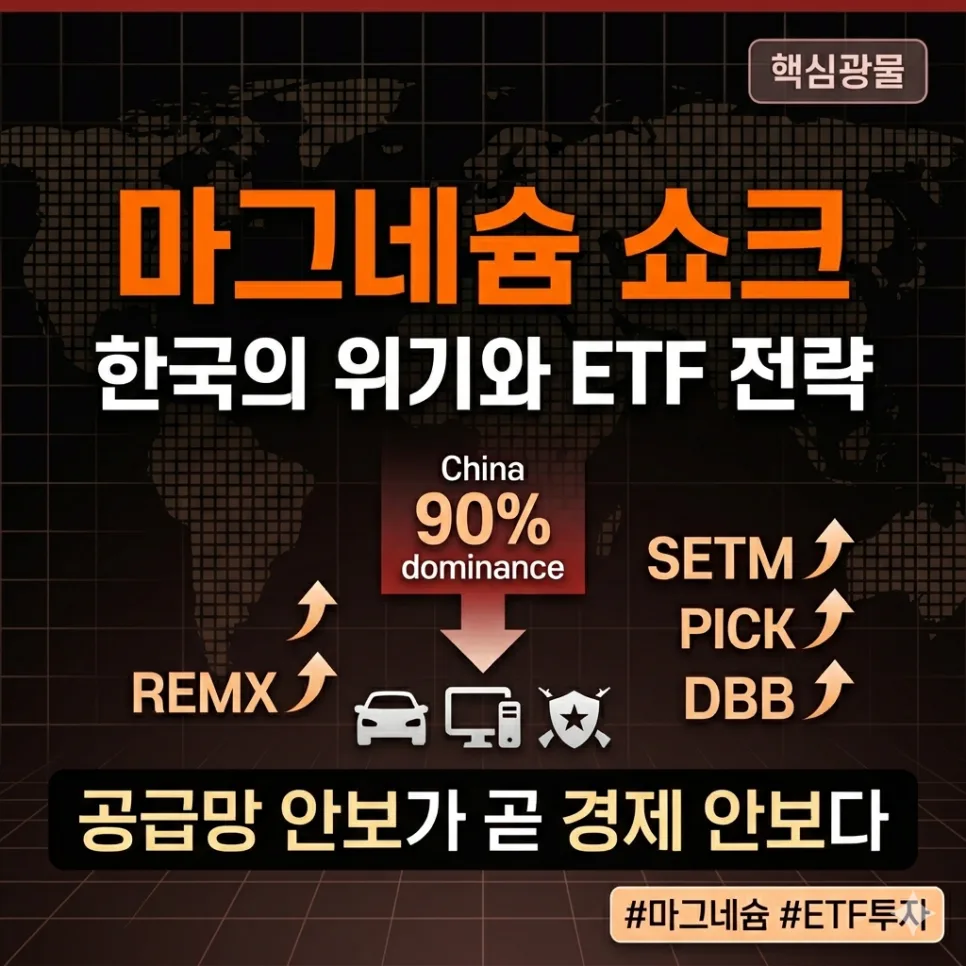 중국 마그네슘 수출 금지 시 투자 전략 2026: ETF 분석