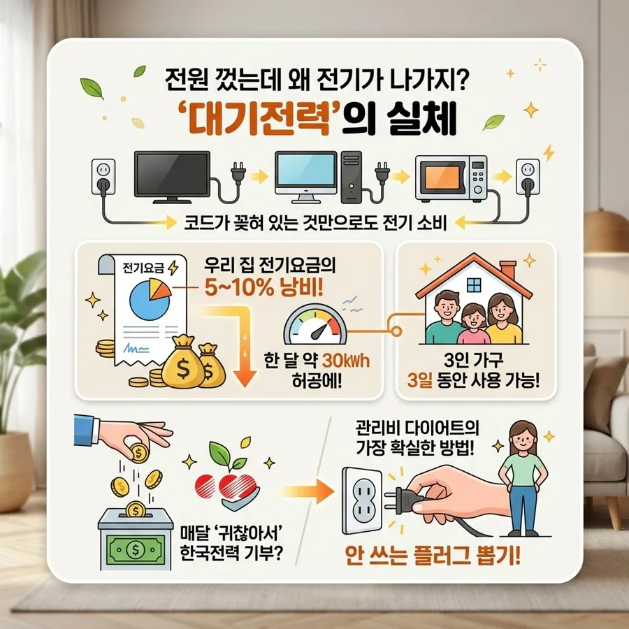 아파트 전기요금 3일치 공짜로 아끼는 법 2026 3