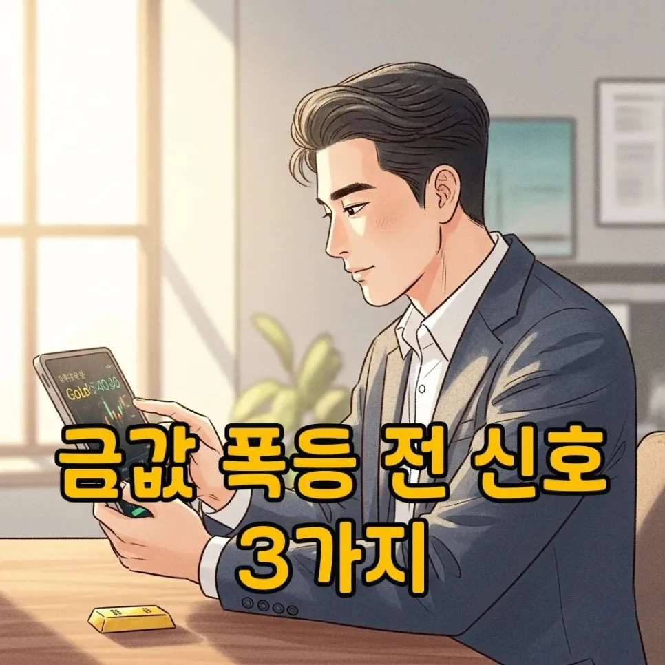 2026년 금값 폭등 전조 3가지: 직장인 필수 체크리스트
