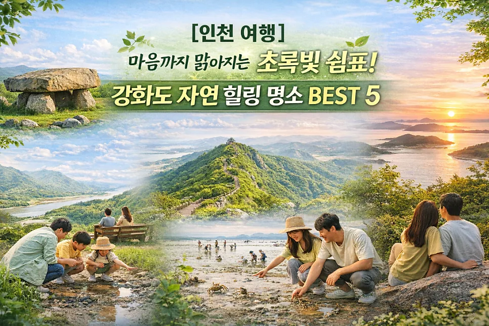 강화도 여행 2026: 초록빛 힐링 명소 BEST 5 (필수 정보 총정리) — 한국여행 — i0865