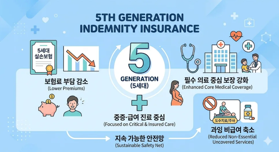 5세대 실손보험 전환, 2026년 나에게 유리할까? 핵심 비교