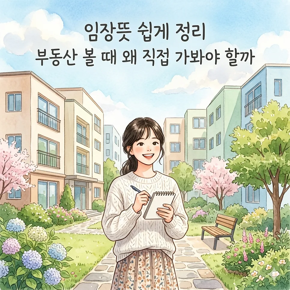 부동산 임장 뜻 완벽 정리: 2026년 직접 발품 팔아야 하는 이유 — 비즈니스·경제 — psblue97 1