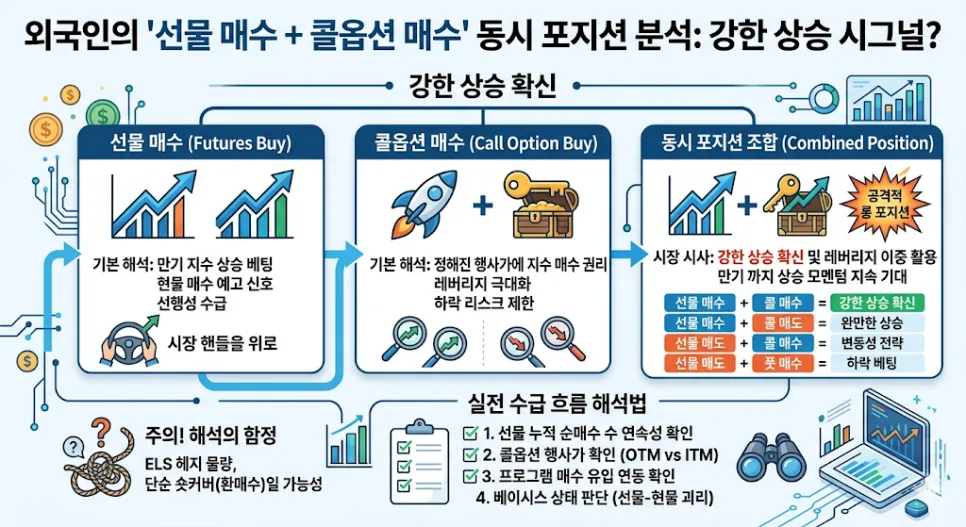 외국인 선물+콜옵션 동시 매수, 2026년 상승장 신호일까?