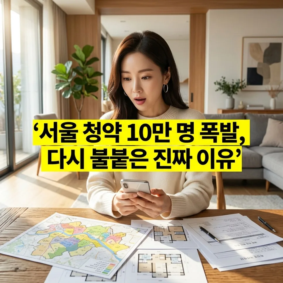 서울 청약 시장 열기 2026: 10만 명 몰린 3가지 핵심 이유 분석