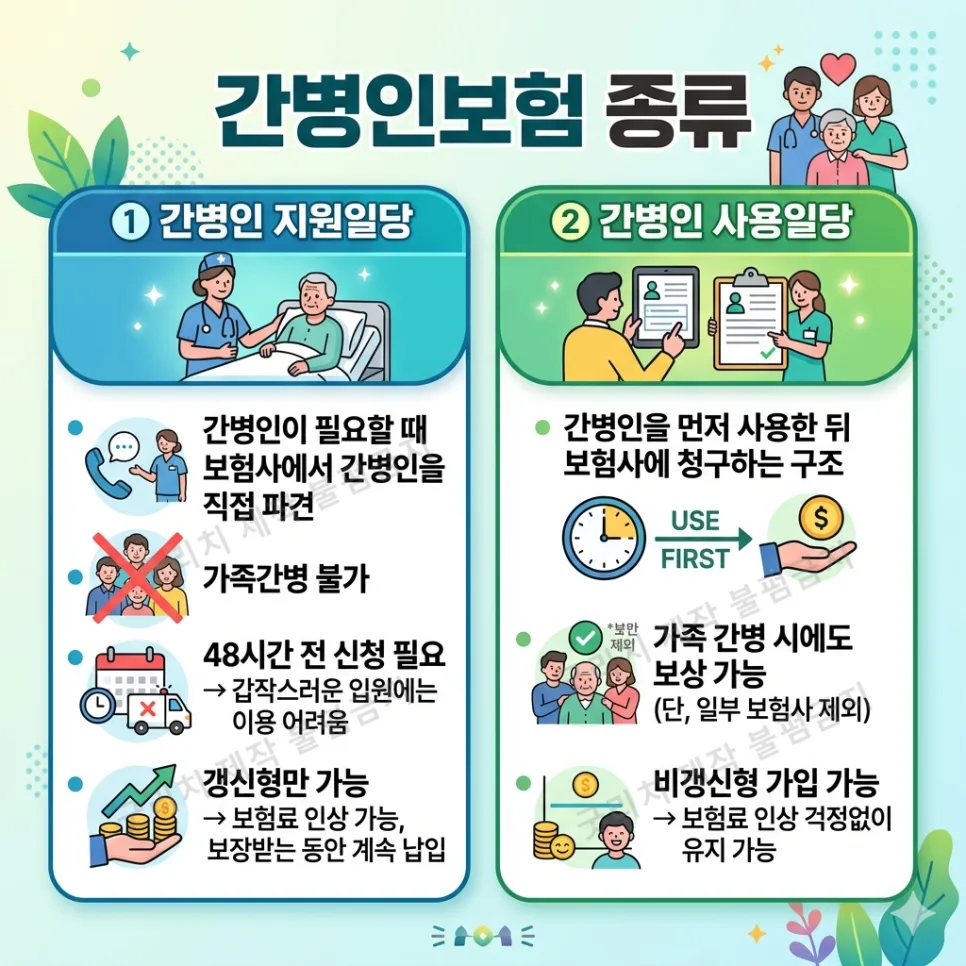 간병인보험 2026년 최저가 비교: 비갱신형 추천 & 견적 받는 법 2