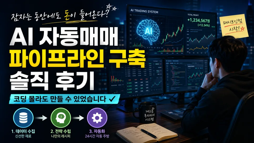 AI 자동매매 시스템 구축 2026: 게으른 투자자의 솔직 후기