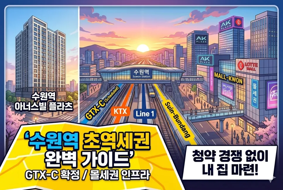 수원역 아너스빌 플라츠 무순위 청약 2026: 줍줍 조건 완화 총정리