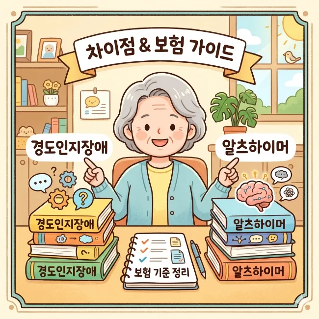 경도인지장애와 알츠하이머, 보험 기준 차이점 2026년 총정리
