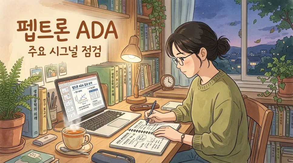 펩트론 ADA 발표 2026: 월 1회 세마글루타이드 사람 데이터 분석