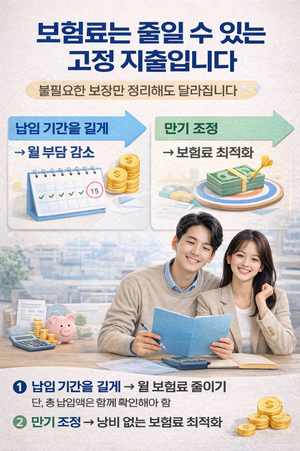 보험료 절약 노하우 2026: 중복·특약 정리로 월 30만원 아끼는 법 3