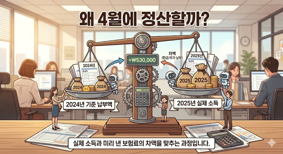 건강보험료 정산 2026: 환급금 폭탄 피하는 법 3단계 3
